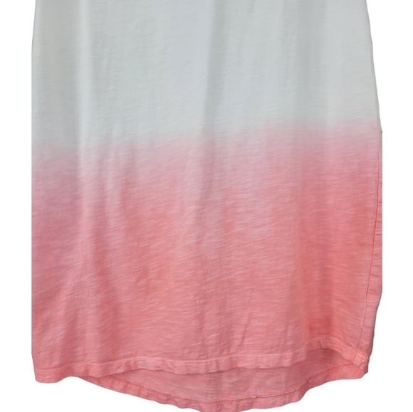 SANCTUARY So Twisted Tee Summer Casual Tunic Mini Dress Coral Ombre Sz S - Picture 2 of 10